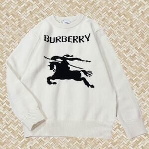 Burberry Men's White Long Sleeve Shirt